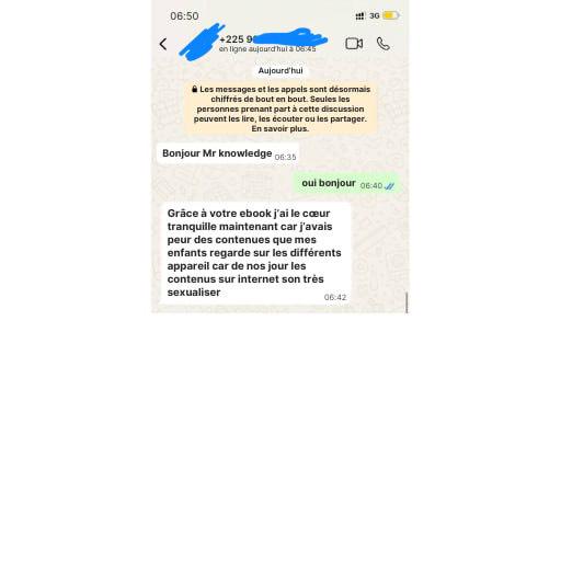 Témoignage WhatsApp — Côte d'Ivoire